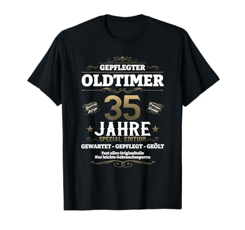 35. Geburtstag Herren Oldtimer Jahrgang 1989 Geschenke T-Shirt 35. Geburtstag Herren Oldtimer Jahrgang 1989 Geschenke T-Shirt von Geschenkidee 35. Geburtstag Vintage 1989 Oldtimer