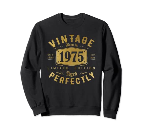 47. Geburtstag Mann Frau 1975 Damen Herren Vintage 1975 Sweatshirt 47. Geburtstag Mann Frau 1975 Damen Herren Vintage 1975 Sweatshirt von Geschenkidee 47. Geburtstag Damen Herren 1975