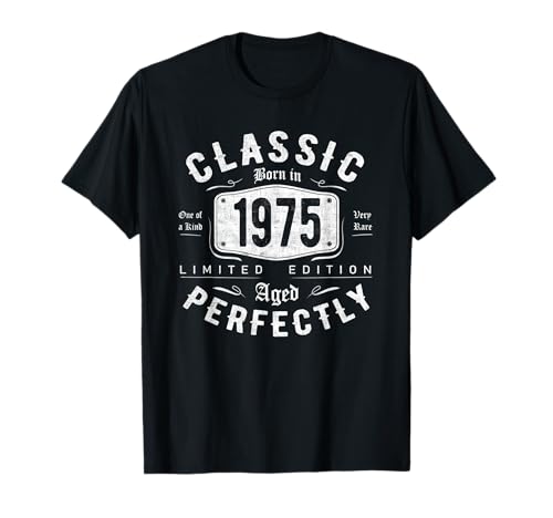 48. Geburtstag Mann Frau 1975 Damen Herren Classic 1975 T-Shirt 48. Geburtstag Mann Frau 1975 Damen Herren Classic 1975 T-Shirt von Geschenkidee 48. Geburtstag Damen Herren 1975