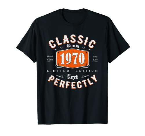 53. Geburtstag Mann Frau 1970 Damen Herren Classic 1970 T-Shirt von Geschenkidee 53. Geburtstag Damen Herren 1970