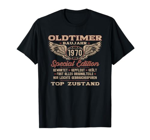 55. Geburtstag Oldtimer Jahrgang 1970 Herren Geschenke T-Shirt 55. Geburtstag Oldtimer Jahrgang 1970 Herren Geschenke T-Shirt von Geschenkidee 55. Geburtstag Vintage 1970 Oldtimer