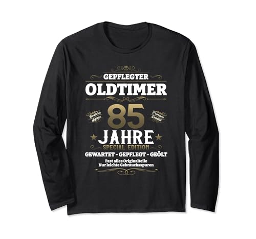 85. Geburtstag Herren Oldtimer Jahrgang 1939 Geschenke Langarmshirt 85. Geburtstag Herren Oldtimer Jahrgang 1939 Geschenke Langarmshirt von Geschenkidee 85. Geburtstag Vintage 1939 Oldtimer