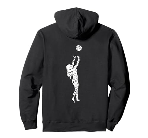 Volleyball Mädchen Volleyballerin Frauen Damen Pullover Hoodie Volleyball Mädchen Volleyballerin Frauen Damen Pullover Hoodie von Geschenkidee Beachvolleyball für Volleyballspieler