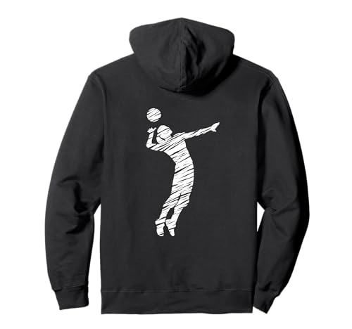Volleyball Mädchen Volleyballerin Frauen Damen Pullover Hoodie Volleyball Mädchen Volleyballerin Frauen Damen Pullover Hoodie von Geschenkidee Beachvolleyball für Volleyballspieler