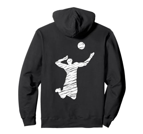 Volleyball Volleyballer Männer Herren Pullover Hoodie Volleyball Volleyballer Männer Herren Pullover Hoodie von Geschenkidee Beachvolleyball für Volleyballspieler