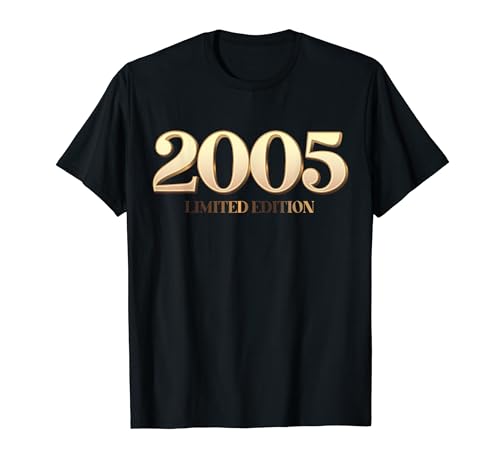 19. Geburtstag Junge Mädchen 19 Jahre 2005 Lustig Geschenk T-Shirt von Geburtstagsgeschenk Damen Herren 2005 Geschenkidee