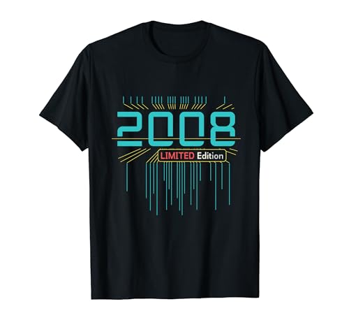 16. Geburtstag Junge Mädchen 16 Jahre 2008 Lustig Geschenk T-Shirt von 16. Geburtstag Mädchen 16. Geburtstag Deko Junge