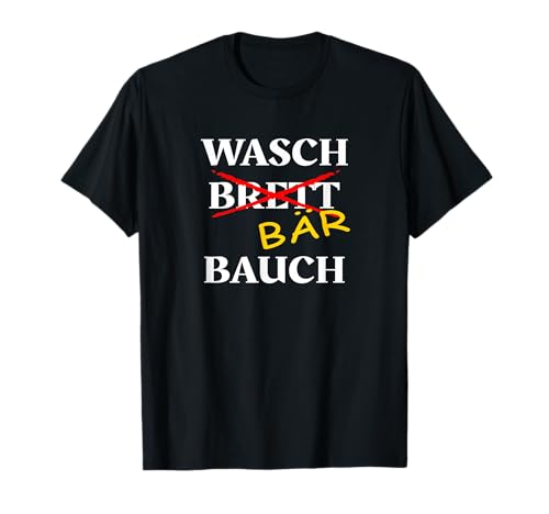 Waschbär Herren Bauch Lustiges Geschenk T-Shirt, Schwarz, S Waschbär Herren Bauch Lustiges Geschenk T-Shirt, Schwarz, S von Geschenkidee Freund Mann Beziehung Waschbär