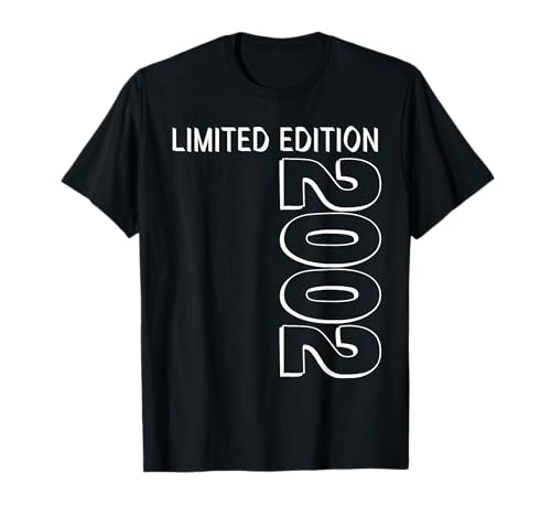 Lustiges Geschenk zum 22. Geburtstag, für Männer und Frauen, 22 Jahre 2002 T-Shirt Lustiges Geschenk zum 22. Geburtstag, für Männer und Frauen, 22 Jahre 2002 T-Shirt von Geschenkidee Geburtstagsgeschenk 2002 Damen Herren