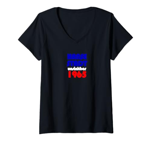 Damen Rostock Hansestadt unsinkbar Fußball Ostsee Hanseaten Hafen T-Shirt mit V-Ausschnitt Damen Rostock Hansestadt unsinkbar Fußball Ostsee Hanseaten Hafen T-Shirt mit V-Ausschnitt von Geschenkidee Geschenk Fan Fußball Sport Heimat