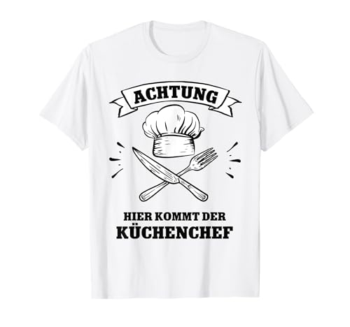 Geschenkidee Hobbykoch lustige Geschenke für Köche - Lustiger Koch Spruch Mann Kochen Chef der Küche Küchenchef T-Shirt - Weiß, Klein, Cartoon, Halbarm, T-Shirt, Herren, EU 42 Geschenkidee Hobbykoch lustige Geschenke für Köche - Lustiger Koch Spruch Mann Kochen Chef der Küche Küchenchef T-Shirt - Weiß, Klein, Cartoon, Halbarm, T-Shirt, Herren, EU 42 von Geschenkidee Hobbykoch lustige Geschenke für Köche