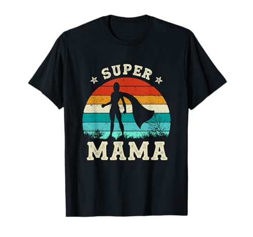 Super Mama Beste Mama Der Welt Sohn Tochter Muttertag T-Shirt Super Mama Beste Mama Der Welt Sohn Tochter Muttertag T-Shirt von Geschenkidee Muttertagsgeschenk Geschenk Mutter