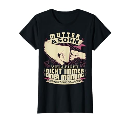 Mama Mutter Sohn Partnerlook Muttertag Geburtstag Geschenk T-Shirt von Geschenkidee Muttertagsgeschenk Lustige Geschenke