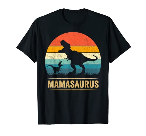 Mamasaurus Mama Tochter Partnerlook Muttertag Fun Geschenk T-Shirt von Geschenkidee Muttertagsgeschenk Lustige Geschenke