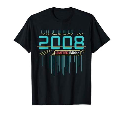 16. Geburtstag Junge Mädchen 16 Jahre 2008 Lustig Geschenk T-Shirt von 16. Geburtstag Mädchen 16. Geburtstag Deko Junge