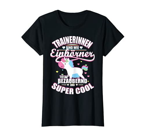 Damen Trainerin Geschenk Einhorn Shirt Fitness Studio Sprüche Damen Trainerin Geschenk Einhorn Shirt Fitness Studio Sprüche von Geschenkidee Trainerin Tshirts