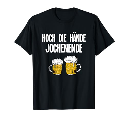 Herren Hoch die Hände, Jochenende - Geschenk Jochen T-Shirt von lustiges Jochen Geschenk