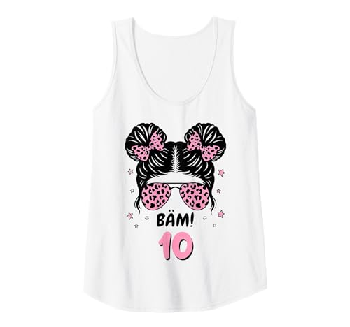Damen BÄM 10 Geburtstag Mädchen Pink 10 Jahre 10. Geburtstag Tank Top von Geschenkideen 10. Geburtstag Mädchen