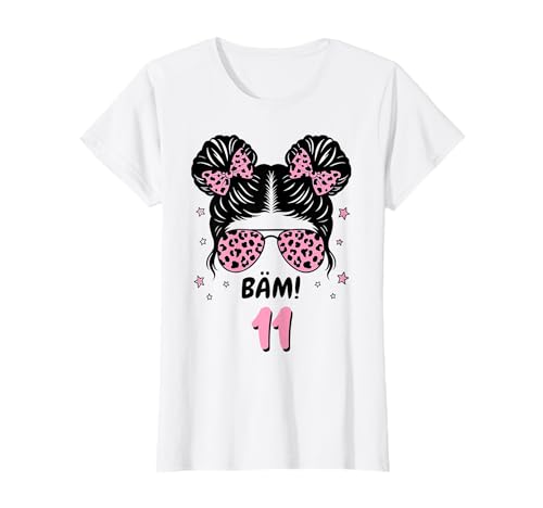 BÄM 11 Geburtstag Mädchen Pink 11 Jahre 11. Geburtstag T-Shirt BÄM 11 Geburtstag Mädchen Pink 11 Jahre 11. Geburtstag T-Shirt von Geschenkideen 11. Geburtstag Mädchen