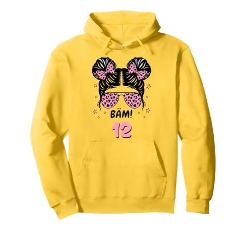 BÄM 12 Geburtstag Mädchen Pink 12 Jahre 12. Geburtstag Pullover Hoodie von Geschenkideen 12. Geburtstag Mädchen
