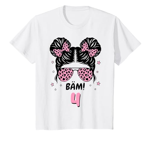 Kinder BÄM 4 Geburtstag Mädchen Pink 4 Jahre 4. Geburtstag T-Shirt Kinder BÄM 4 Geburtstag Mädchen Pink 4 Jahre 4. Geburtstag T-Shirt von Geschenkideen 4. Geburtstag Mädchen