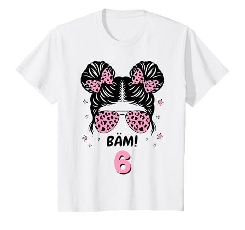 Kinder BÄM 6 Geburtstag Mädchen Pink 6 Jahre 6. Geburtstag T-Shirt Kinder BÄM 6 Geburtstag Mädchen Pink 6 Jahre 6. Geburtstag T-Shirt von Geschenkideen 6. Geburtstag Mädchen