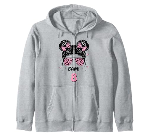 BÄM 8 Geburtstag Mädchen Pink 8 Jahre 8. Geburtstag Kapuzenjacke von Geschenkideen 8. Geburtstag Mädchen