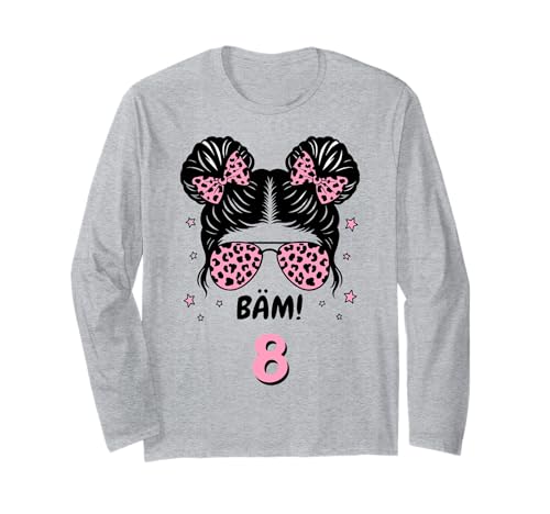BÄM 8 Geburtstag Mädchen Pink 8 Jahre 8. Geburtstag Langarmshirt BÄM 8 Geburtstag Mädchen Pink 8 Jahre 8. Geburtstag Langarmshirt von Geschenkideen 8. Geburtstag Mädchen