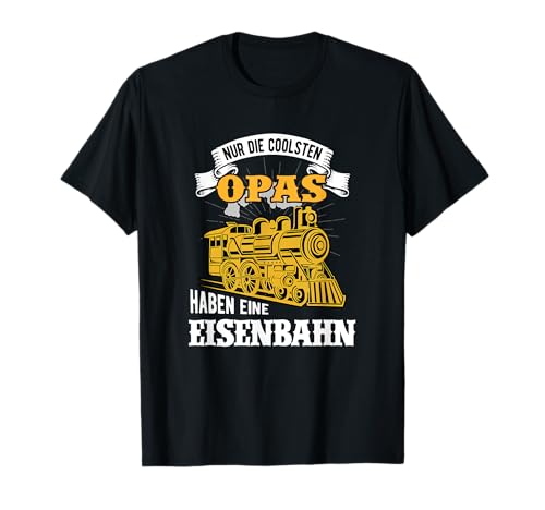 Herren Opa Mit Modelleisenbahn Eisenbahner Geschenk Ruhestand T-Shirt Herren Opa Mit Modelleisenbahn Eisenbahner Geschenk Ruhestand T-Shirt von Geschenkideen Für Eisenbahn Rente Renteneintritt
