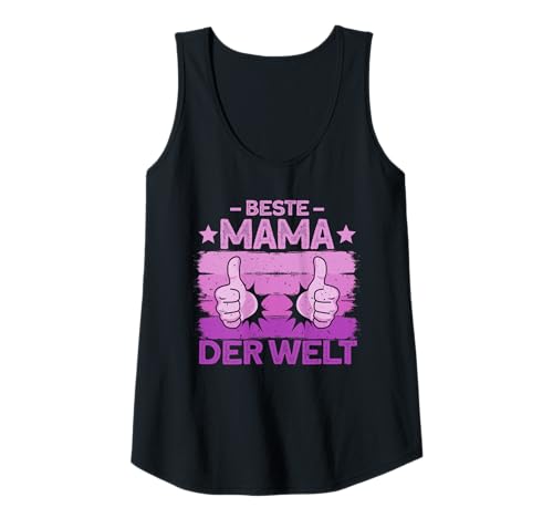 Damen Lustiger Mutter Spruch Beste Mama Der Welt Muttertag Tank Top von Geschenkideen Für Mama Frauen Und Mütter Mit Herz