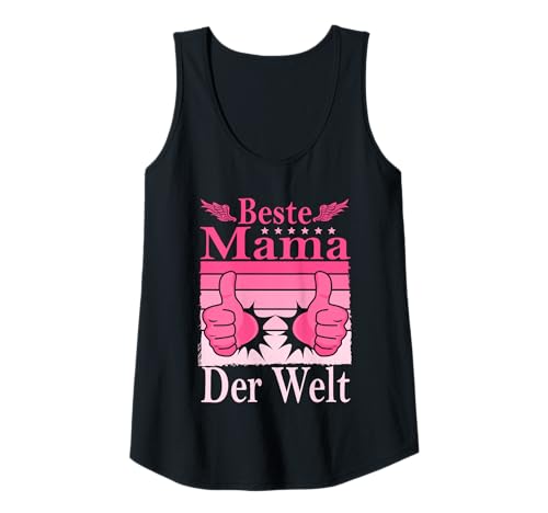 Damen Lustiger Mutter Spruch Beste Mama Der Welt Muttertag Tank Top von Geschenkideen Für Mama Frauen Und Mütter Mit Herz