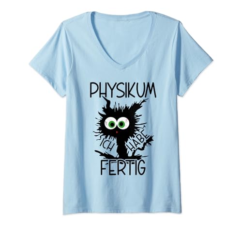 Damen Physikum Medizinstudent Geschafft Bestanden Physikum 2025 T-Shirt mit V-Ausschnitt Damen Physikum Medizinstudent Geschafft Bestanden Physikum 2025 T-Shirt mit V-Ausschnitt von Geschenkideen Physikum Geschafft Geschenk
