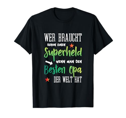Herren Geschenk für den besten Opa der Welt zum Geburtstag Vatertag T-Shirt Herren Geschenk für den besten Opa der Welt zum Geburtstag Vatertag T-Shirt von Herrentagsgeschenk oder Vatertagsgeschenk für Opa