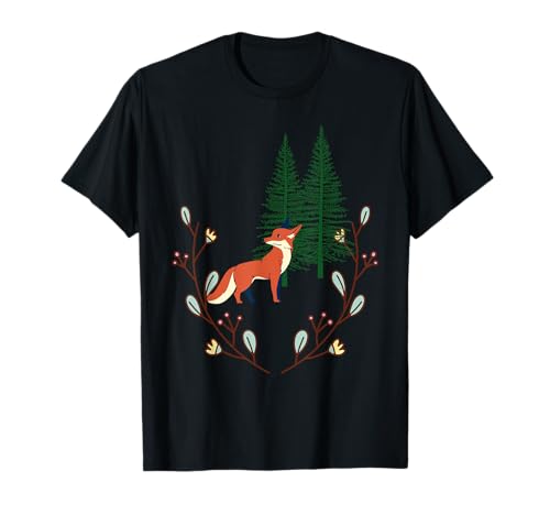 Fuchs Natur Wald Wandern Frühling Kinder Waldtiere Wildtier T-Shirt Fuchs Natur Wald Wandern Frühling Kinder Waldtiere Wildtier T-Shirt von Geschenkideen Wald Wander Natur camping Geschenke
