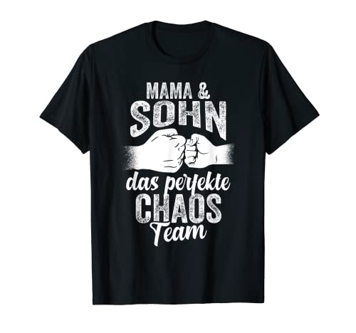 Mama Und Sohn Das Perfekte Chaos Team Muttertag T-Shirt Mama Und Sohn Das Perfekte Chaos Team Muttertag T-Shirt von Geschenkideen Zum Muttertag Für Mamas