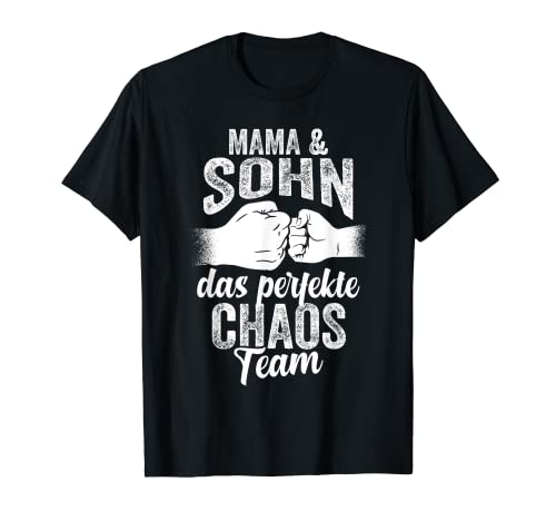 Mama Und Sohn Das Perfekte Chaos Team Muttertag T-Shirt von Geschenkideen Zum Muttertag Für Mamas