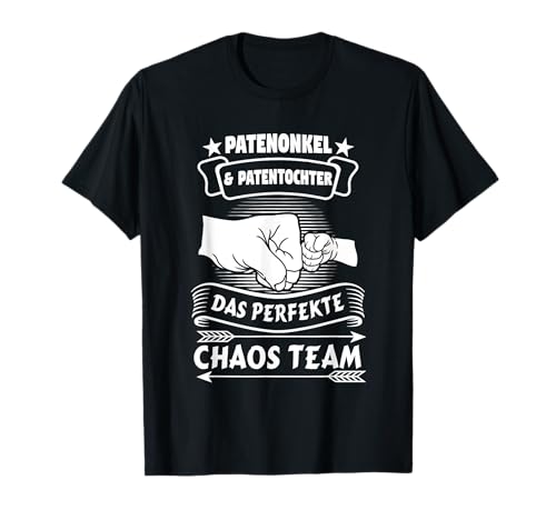 Geschenkideen für 2021 & Taufpaten T-Shirt - Damen - Schwarz - Small - Halbarm - Klassisch - Crew-Neck - Patenonkel Patentochter Onkel Nichte Geschenk Geschenkideen für 2021 & Taufpaten T-Shirt - Damen - Schwarz - Small - Halbarm - Klassisch - Crew-Neck - Patenonkel Patentochter Onkel Nichte Geschenk von Geschenkideen für 2021 & Taufpate