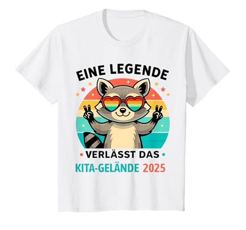 Kinder Kita Abschluss 2025 Eine Legende Verlässt Das Gelände T-Shirt Kinder Kita Abschluss 2025 Eine Legende Verlässt Das Gelände T-Shirt von Geschenkideen für Kita Kinder & Schulstarter