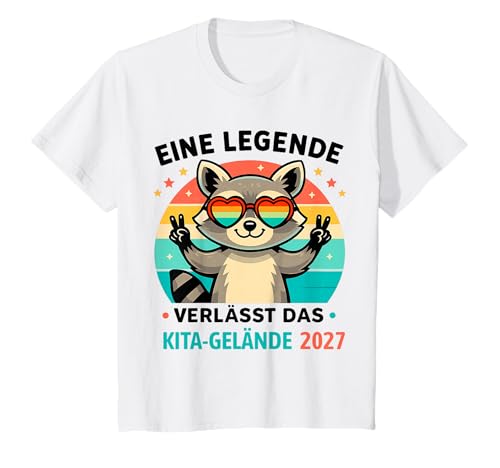 Kinder Kita Abschluss 2027 Eine Legende Verlässt Das Gelände T-Shirt Kinder Kita Abschluss 2027 Eine Legende Verlässt Das Gelände T-Shirt von Geschenkideen für Kita Kinder & Schulstarter