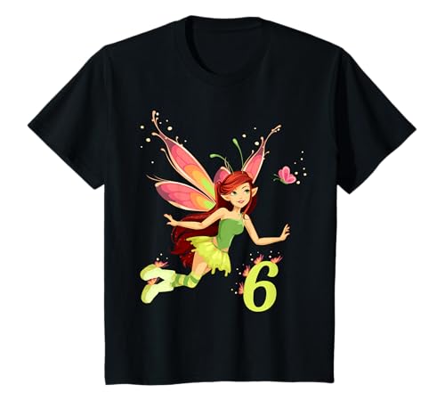 6. Geburtstag Mädchen Geschenk 6 Jahre Feen Geburtstags T-Shirt 6. Geburtstag Mädchen Geschenk 6 Jahre Feen Geburtstags T-Shirt von Geschenkideen & Outfits Geburtstagsparty Tochter