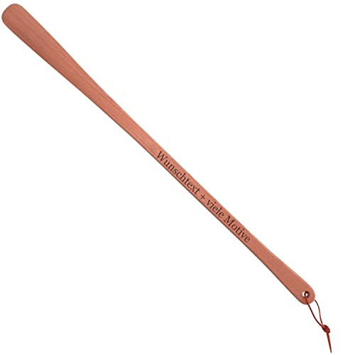 Geschenkissimo Schuhlöffel Holz mit Name, Spruch, Motiv - Schuhanzieher für Kinder, Männer, Frauen, Senioren, rückenschonende Schuhanziehhilfe, Stiefelanzieher, mehrere Größen Geschenkissimo Schuhlöffel Holz mit Name, Spruch, Motiv - Schuhanzieher für Kinder, Männer, Frauen, Senioren, rückenschonende Schuhanziehhilfe, Stiefelanzieher, mehrere Größen von Geschenkissimo