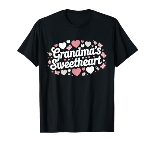 Omas Liebling Gender Reveal Girl T-Shirt Omas Liebling Gender Reveal Girl T-Shirt von Geschlecht Enthüllung Mädchen Oma Liebling Herz