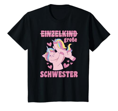 Kinder Große Schwester 2026 Einhorn Süßes Geschwister Tier T-Shirt Kinder Große Schwester 2026 Einhorn Süßes Geschwister Tier T-Shirt von Geschwister Große Geschwister Tier Motive