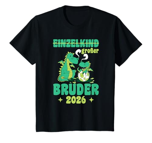 Kinder Großer Bruder 2026 Dino Geschwister Dino Bruder T-Shirt Kinder Großer Bruder 2026 Dino Geschwister Dino Bruder T-Shirt von Geschwister Große Geschwister Tier Motive