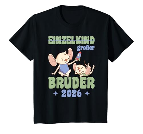 Kinder Großer Bruder 2026 Maus Geschwister Bruder T-Shirt Kinder Großer Bruder 2026 Maus Geschwister Bruder T-Shirt von Geschwister Große Geschwister Tier Motive