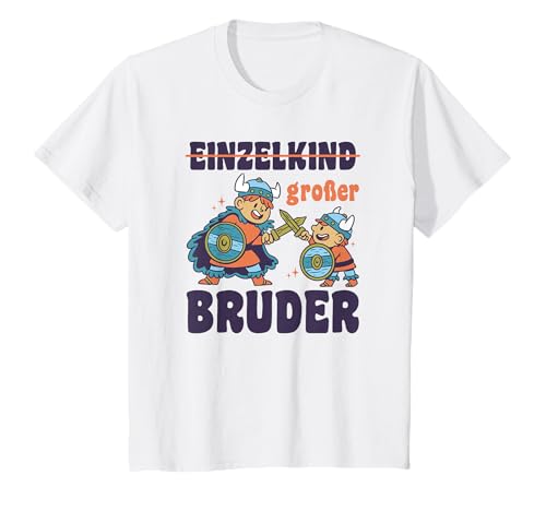 Kinder Großer Bruder 2026 Wikinger Geschwister T-Shirt Kinder Großer Bruder 2026 Wikinger Geschwister T-Shirt von Geschwister Große Geschwister Tier Motive