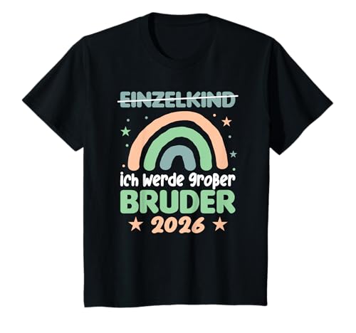 Kinder Großer Bruder 2026 Regenbogen Süßes Geschwister T-Shirt Kinder Großer Bruder 2026 Regenbogen Süßes Geschwister T-Shirt von Geschwister Große Geschwister trend Designs