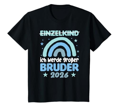 Kinder Großer Bruder 2026 Regenbogen Süßes Geschwister T-Shirt Kinder Großer Bruder 2026 Regenbogen Süßes Geschwister T-Shirt von Geschwister Große Geschwister trend Designs