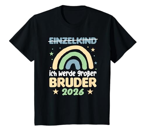 Kinder Großer Bruder 2026 Regenbogen Süßes Geschwister T-Shirt Kinder Großer Bruder 2026 Regenbogen Süßes Geschwister T-Shirt von Geschwister Große Geschwister trend Designs