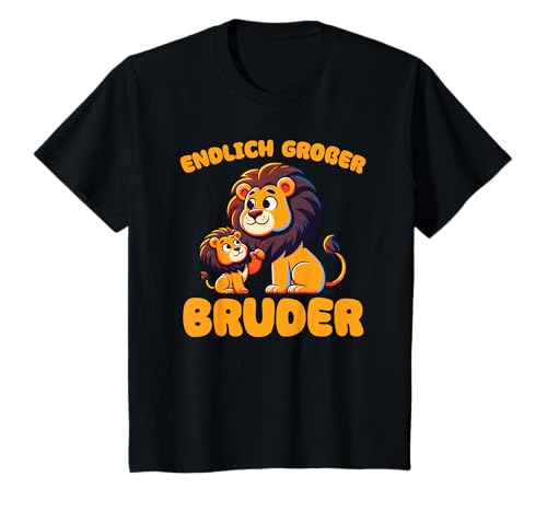 Kinder Großer Bruder 2026 Löwe Geschwister Löwe Bruder T-Shirt Kinder Großer Bruder 2026 Löwe Geschwister Löwe Bruder T-Shirt von Geschwister Tiere Großer Geschwister